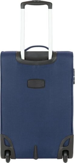 Travelbags Handbagage Zachte Koffer / Trolley / Reiskoffer - The Base - 55 Cm - Blauw -Optimaal Reisopslag Winkel 555x1200 1