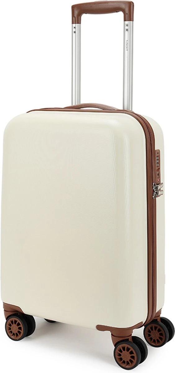 Decent Retro Handbagage Koffer 55 cm White Decent Retro Handbagage Koffer 55 Cm White -Optimaal Reisopslag Winkel 563x1200 1