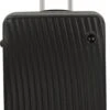 SB Travelbags Bagage Koffer 65cm 4 Wielen Trolley - Zwart