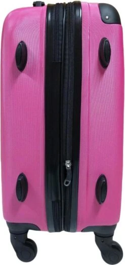 SB Travelbags 'Expandable' Handbagage Koffer 53cm 4 Wielen Trolley - Roze -Optimaal Reisopslag Winkel 567x1200 2