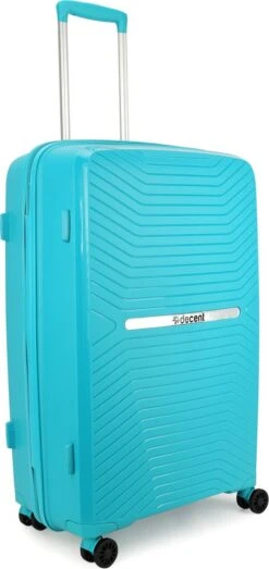 Decent CROSS-ONE PP Trolley 76 Cm - 94 Liter - TSA Slot - Lightblue -Optimaal Reisopslag Winkel 567x1200 5
