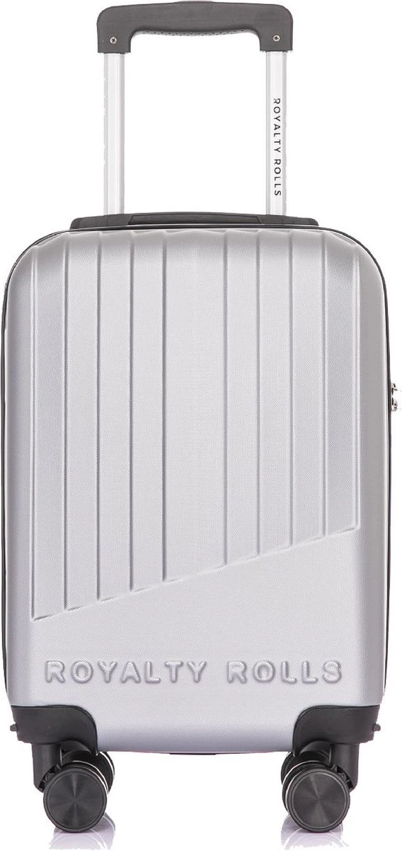 Royalty Rolls Amsterdam Handbagage Koffer 52 cm - 25 liter - Zilvergrijs Royalty Rolls Amsterdam Handbagage Koffer 52 Cm - 25 Liter - Zilvergrijs -Optimaal Reisopslag Winkel 568x1200 2