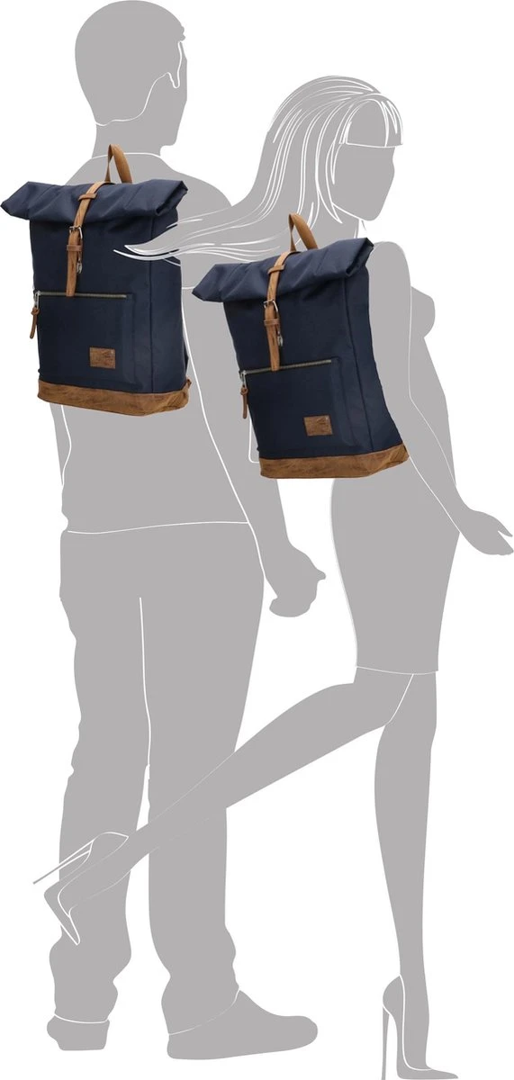 Enrico Benetti Santiago 46159 rolltop laptoprugzak met 15" laptopvak - Blauw Enrico Benetti Santiago 46159 Rolltop Laptoprugzak Met 15" Laptopvak - Blauw -Optimaal Reisopslag Winkel 571x1200 5