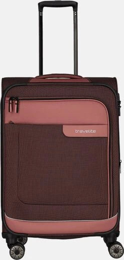 Travelite Zachte Koffer / Trolley / Reiskoffer - Viia - 67 Cm (medium) - Roze -Optimaal Reisopslag Winkel 575x1200 3