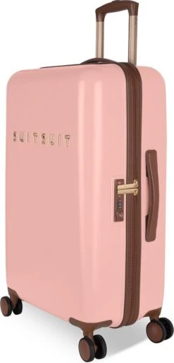 SUITSUIT - Fab Seventies - Coral Cloud - Reiskoffer (66 Cm) -Optimaal Reisopslag Winkel 578x1200 3