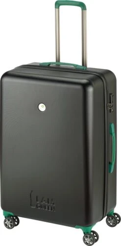 Princess Traveller I'm Green Atlantic - Reiskoffer - Zwart - L - 76cm -Optimaal Reisopslag Winkel 590x1200