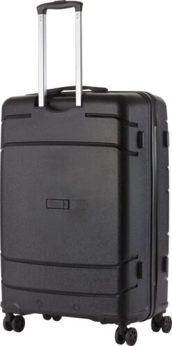 TravelZ Big Bars Reiskoffer 78 Cm Met Dubbele Wielen - Trolley Koffer Met TSA-slot - Zwart -Optimaal Reisopslag Winkel 596x1200 3