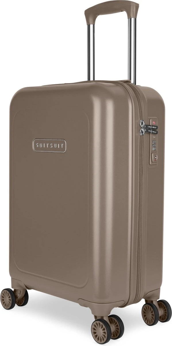 SUITSUIT - Blossom - Plaza Taupe - Handbagage (55 cm) SUITSUIT - Blossom - Plaza Taupe - Handbagage (55 Cm) -Optimaal Reisopslag Winkel 599x1200 1