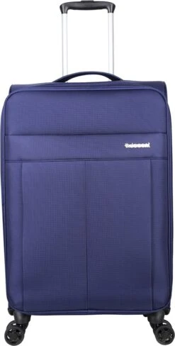 Decent D-Upright Medium Koffer - 66 Cm Expandable - TSA Slot - Donkerblauw -Optimaal Reisopslag Winkel 608x1200 3