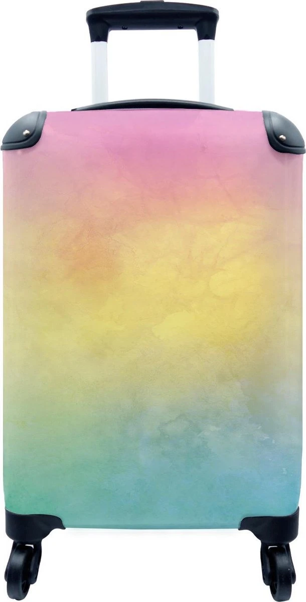 Koffer - Meisje - Regenboog - Trap - Wolken - Kinderen - Koffer meisje - 35x55x20 cm - Handbagage - Trolley - Reiskoffer Koffer - Meisje - Regenboog - Trap - Wolken - Kinderen - Koffer Meisje - 35x55x20 Cm - Handbagage - Trolley - Reiskoffer -Optimaal Reisopslag Winkel 610x1200 3