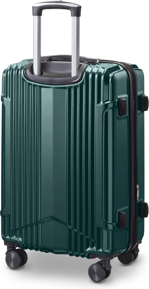 Tesla PC - Reiskoffer - 65 cm - 4 Wielen - Groen Tesla PC - Reiskoffer - 65 Cm - 4 Wielen - Groen -Optimaal Reisopslag Winkel 620x1200 3