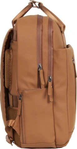New Rebels® William - Rugtas - Bruin - Waterafstotend - 15.6151413121087 - 20L - 28x16x44cm - Rugzak / Backpack -Optimaal Reisopslag Winkel 622x1200 10