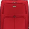 SB Travelbags Bagage Stoffen Koffer 75cm 4 Wielen Trolley - Rood -Optimaal Reisopslag Winkel 626x1200