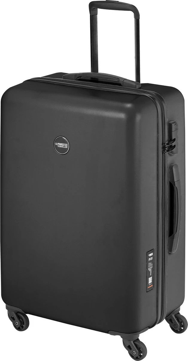 Princess Traveller PT01 - Reiskoffer - Pitch Black - M - 67cm Princess Traveller PT01 - Reiskoffer - Pitch Black - M - 67cm -Optimaal Reisopslag Winkel 628x1200 8