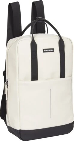 New Rebels® Julan - Rugtas - Beige - Waterbestendig - 42x12x28cm - Rugzak / Backpack