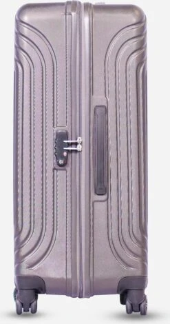 ©TROLLEYZ - Florence No.7 - Trolley - 55cm Met TSA Slot - Dubbele Wielen - 360° Spinners - 100% ABS - Handbagage Koffer In Cloudy Grey -Optimaal Reisopslag Winkel 631x1200 3