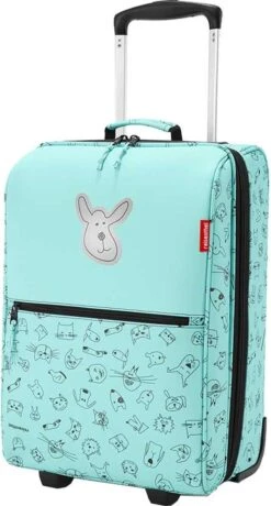 Reisenthel Trolley XS Kids Reiskoffer Kind - Maat XS - 12L - Cats&Dogs Mint -Optimaal Reisopslag Winkel 644x1200 1