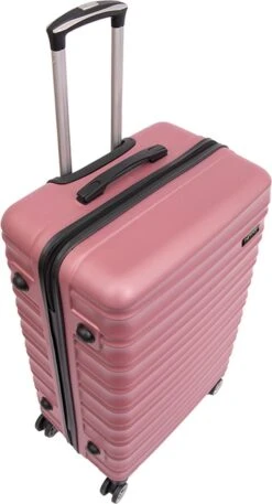 Tobeyz - Kofferset - 3-delig Roze Handbagage - Verrijdbaar Op 4 Wielen - Stevig ABS - Lichtgewicht, Trolley -Optimaal Reisopslag Winkel 648x1200 6