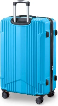 Tesla PC - Reiskoffer - 75 Cm - 4 Wielen - Licht Blauw -Optimaal Reisopslag Winkel 660x1200 1