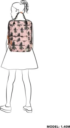 Beagles Originals Cool Originals - Rugzak - Palm Roze -Optimaal Reisopslag Winkel 662x1200 6