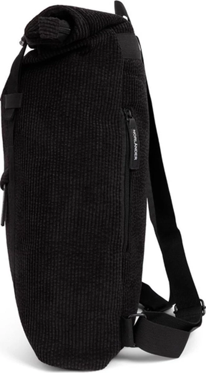 Norlander Vintage Ribbel Rugzak - Zwart - Corduroy - 28 Liter Norlander Vintage Ribbel Rugzak - Zwart - Corduroy - 28 Liter -Optimaal Reisopslag Winkel 663x1200 4