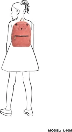 Zebra Girls Rugzak - Roze -Optimaal Reisopslag Winkel 663x1200 5