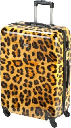 Princess Traveller Animal Print - Reiskoffer – Leopard - Large - 76 Cm 8 Princess Traveller Animal Print - Reiskoffer – Leopard - Large - 76 Cm -Optimaal Reisopslag Winkel 665x1200