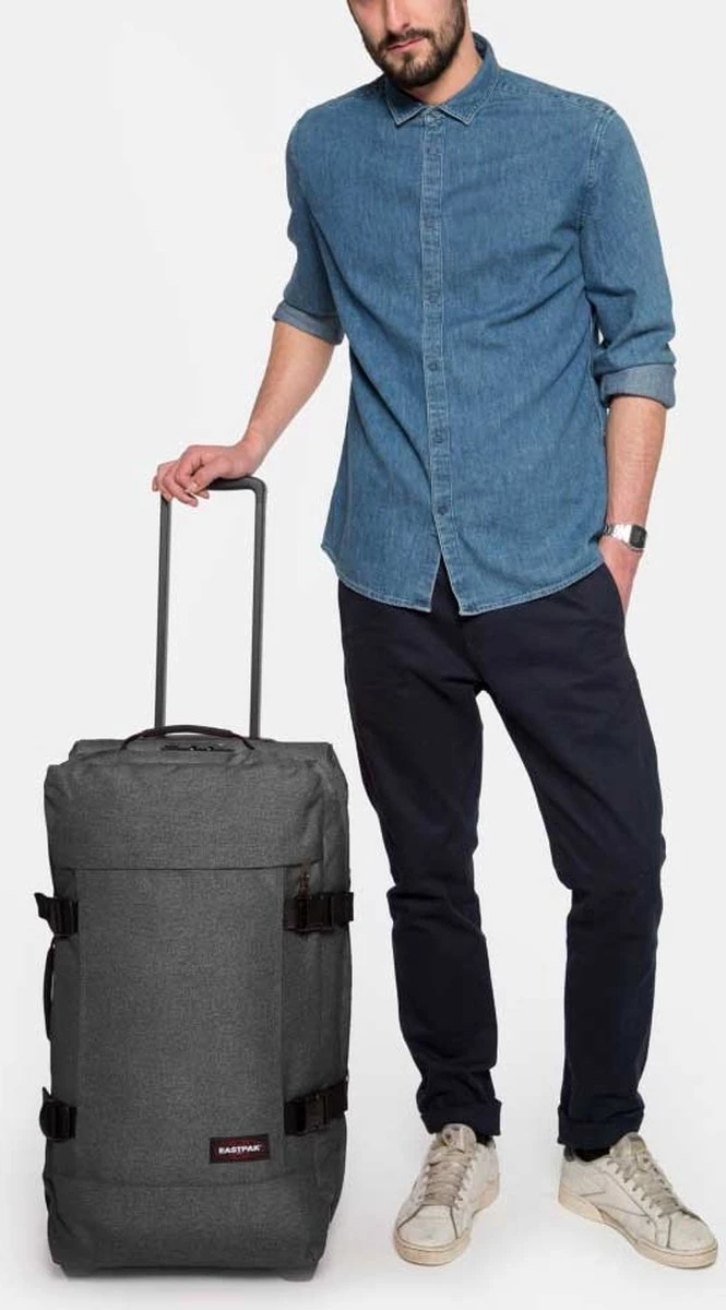 Eastpak TRANVERZ M Reiskoffer (67 x 35.5 x 30 cm) - Black Denim Eastpak TRANVERZ M Reiskoffer (67 X 35.5 X 30 Cm) - Black Denim -Optimaal Reisopslag Winkel 665x1200 5