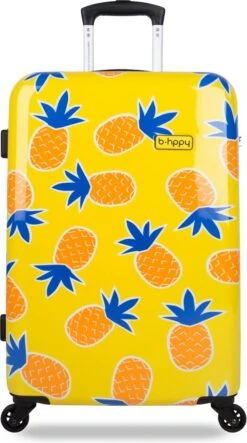 BHPPY Reiskoffer - 65 Cm - Home Sweet Pineapple -Optimaal Reisopslag Winkel 669x1200 2