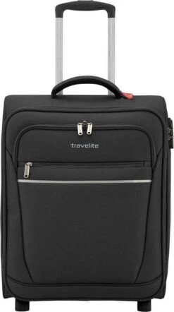 Travelite Cabin 2 Wheel Trolley Black -Optimaal Reisopslag Winkel 670x1200