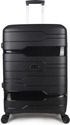 Decent ONE-CITY Large Koffer - 76 Cm - TSA Slot - Zwart -Optimaal Reisopslag Winkel 676x1200