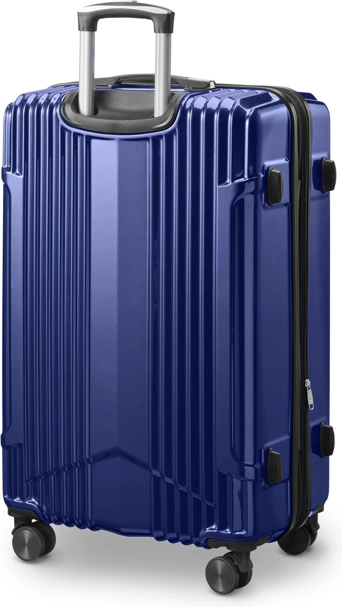 Tesla PC - Reiskoffer - 75 cm - 4 Wielen - Blauw Tesla PC - Reiskoffer - 75 Cm - 4 Wielen - Blauw -Optimaal Reisopslag Winkel 677x1200 2