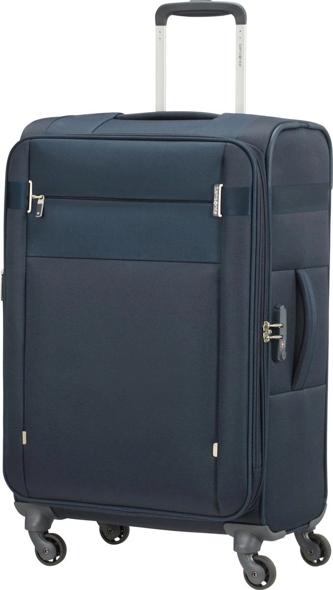 Samsonite Reiskoffer - Citybeat Spinner 66/24 uitbreidbaar (Medium) Navy Blue Samsonite Reiskoffer - Citybeat Spinner 66/24 Uitbreidbaar (Medium) Navy Blue -Optimaal Reisopslag Winkel 678x1200 4