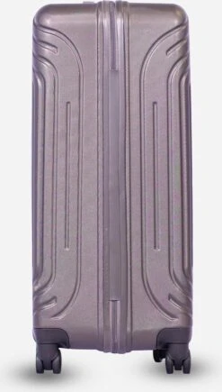 ©TROLLEYZ - Florence No.7 - Trolley - 55cm Met TSA Slot - Dubbele Wielen - 360° Spinners - 100% ABS - Handbagage Koffer In Cloudy Grey -Optimaal Reisopslag Winkel 681x1200