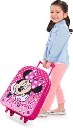 Disney MINNIE MOUSE Polka Dots Trolley Koffertje Vakantie Logeren Tripjes Roze -Optimaal Reisopslag Winkel 687x1200 2