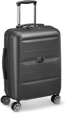 Delsey Comete Plus Slim Cabin Trolley Case - 55 Cm - Black -Optimaal Reisopslag Winkel 690x1200 2