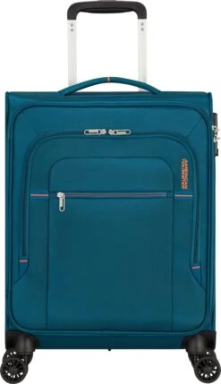 American Tourister Reiskoffer - Crosstrack Spinner 55/20 Tsa (Handbagage) Navy/Orange -Optimaal Reisopslag Winkel 691x1200 1