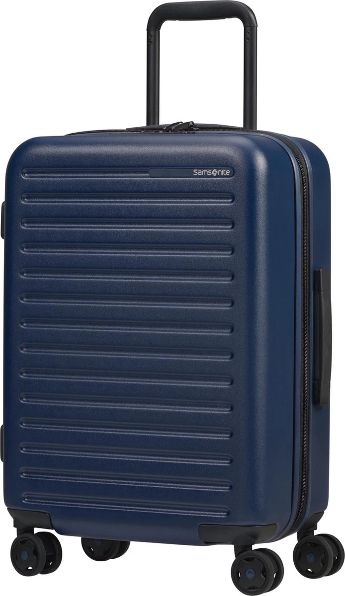 Samsonite Reiskoffer - Stackd Spinner 55/20 Exp (Handbagage) Navy Samsonite Reiskoffer - Stackd Spinner 55/20 Exp (Handbagage) Navy -Optimaal Reisopslag Winkel 694x1200 2