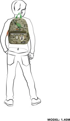 Zebra Rugzak Dino Camouflage (m) + Dino Ei -Optimaal Reisopslag Winkel 695x1200 2