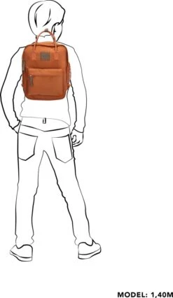 Beagles Originals Torrent Rugzak - 8 Liter - Terracotta -Optimaal Reisopslag Winkel 695x1200 4