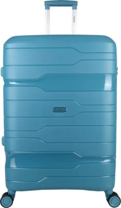 Decent ONE-CITY Large Koffer - 76 Cm - TSA Slot - Petrol -Optimaal Reisopslag Winkel 696x1200