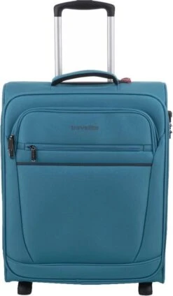 Travelite Cabin 2 Wheel Trolley Turquoise -Optimaal Reisopslag Winkel 699x1200 3