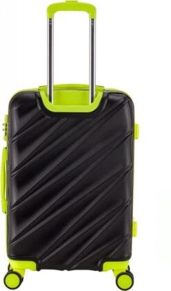 Decent Lumi Fix Handbagage Koffer - 55 Cm - Black/Lemon -Optimaal Reisopslag Winkel 705x1200 1