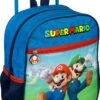Super Mario Thema Trolley/reistas Rugzak Koffertje 28 Cm Voor Kinderen - Weekendtasje Voor Kinderen