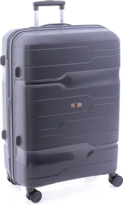 Gladiator Boxing L Spinner 77 - Exp - TSA Slot - Metallic Grey -Optimaal Reisopslag Winkel 717x1200 1