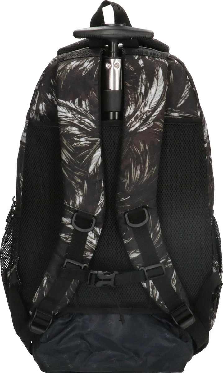 Enrico Benetti Trolleyrugzak - Rugzak Trolley - 2 wielen - Zwart Enrico Benetti Trolleyrugzak - Rugzak Trolley - 2 Wielen - Zwart -Optimaal Reisopslag Winkel 718x1200 5