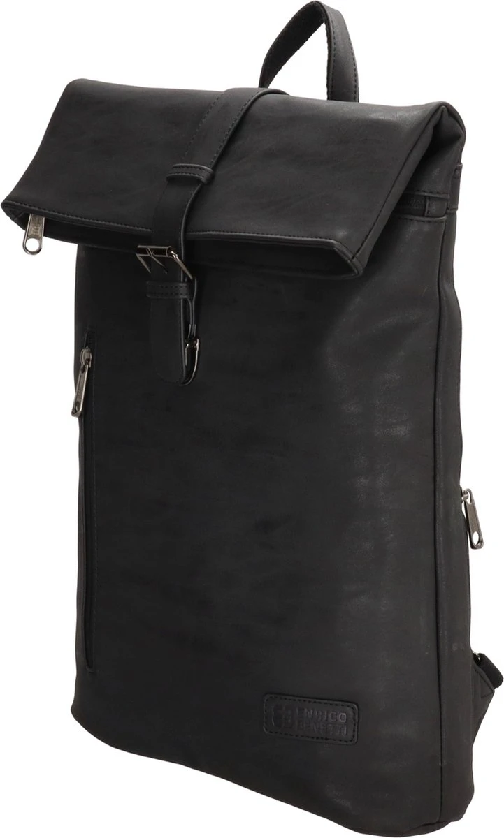 Enrico Benetti Rotterdam 66598 Laptop rugzak / businesstas rolltop rugzak 15" laptopvak - Zwart Enrico Benetti Rotterdam 66598 Laptop Rugzak / Businesstas Rolltop Rugzak 15" Laptopvak - Zwart -Optimaal Reisopslag Winkel 721x1200 2