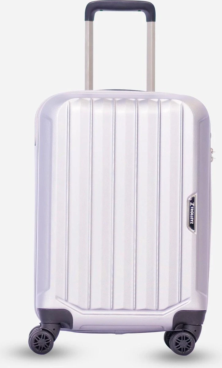 ©TROLLEYZ - Bali No.22 - Reiskoffer 78cm met TSA slot - Dubbele wielen - 360° spinners - 100% ABS - Reiskoffer in Metallic Grey ©TROLLEYZ - Bali No.22 - Reiskoffer 78cm Met TSA Slot - Dubbele Wielen - 360° Spinners - 100% ABS - Reiskoffer In Metallic Grey -Optimaal Reisopslag Winkel