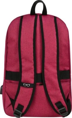 SafeSave Rugtas – Waterafstotende Schooltas Met Laptop Vak En Usb Aansluiting – Schoudertas – 15.6 Inch – Rood -Optimaal Reisopslag Winkel 731x1200 3