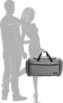 Enrico Benetti Montevideo 35315 Reistas/sporttas M - Licht Grijs -Optimaal Reisopslag Winkel 735x1200